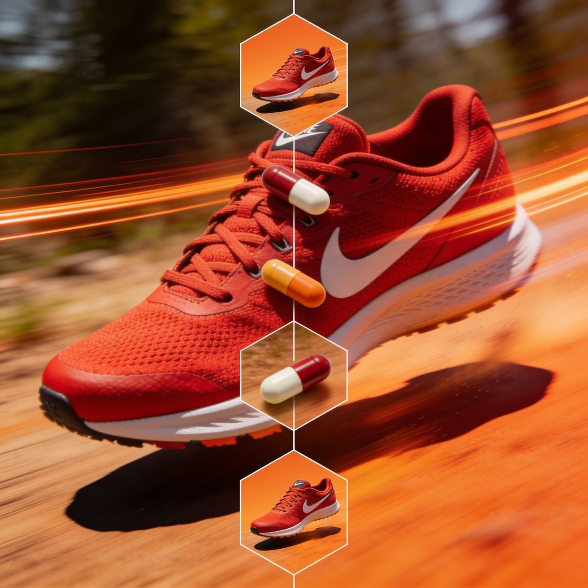 Nike running shoe campaign with motion capture